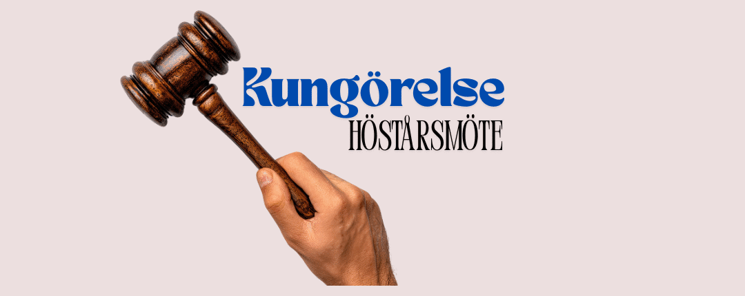 Kungörelse hösten 2025